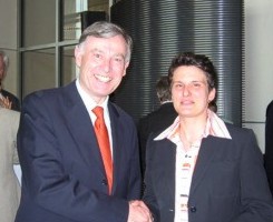 Tanja Gönner mit Bundespräsident Horst Köhler